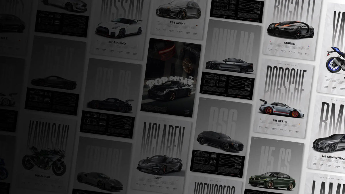 Best Seller Car Posters