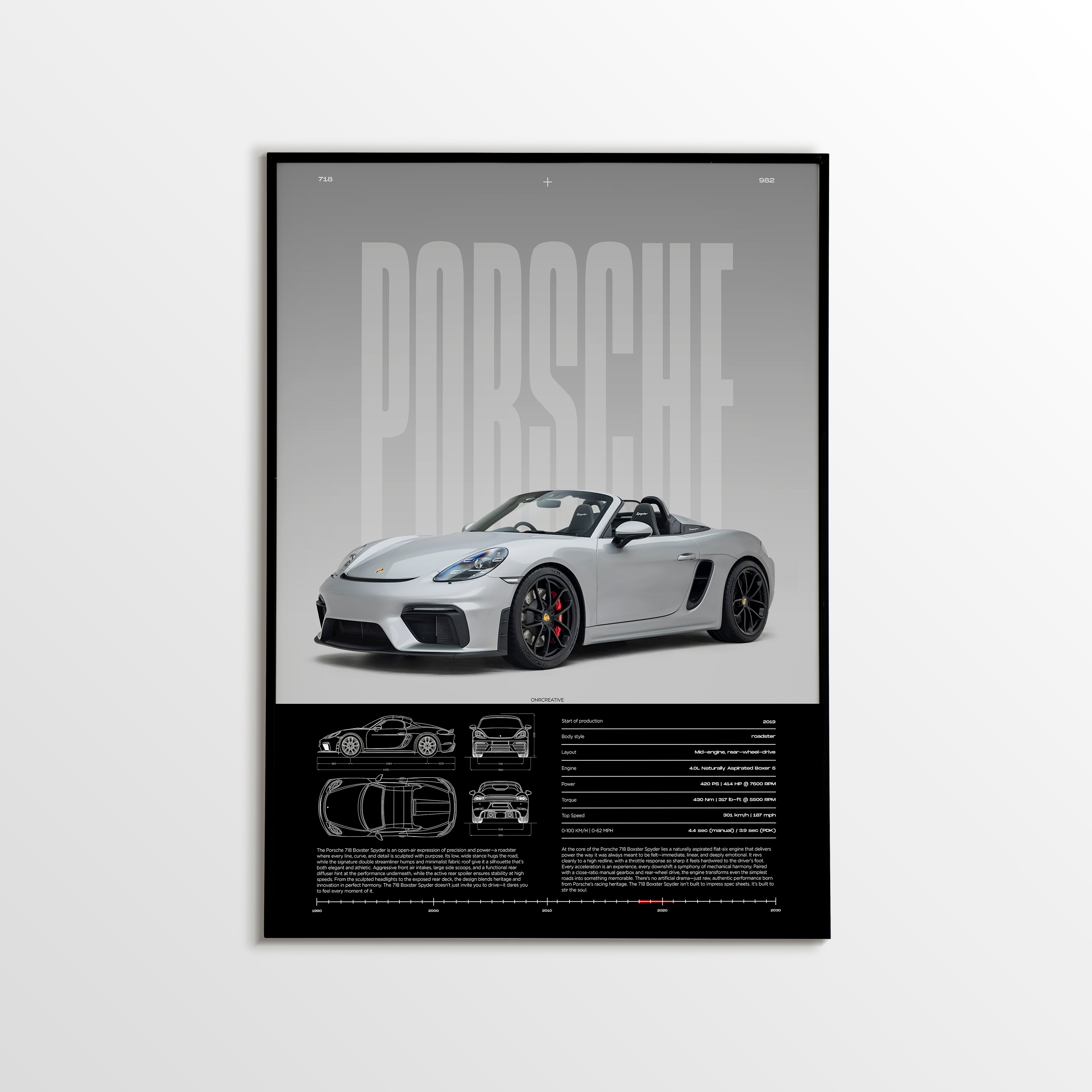 Porsche 718 Boxster Spyder