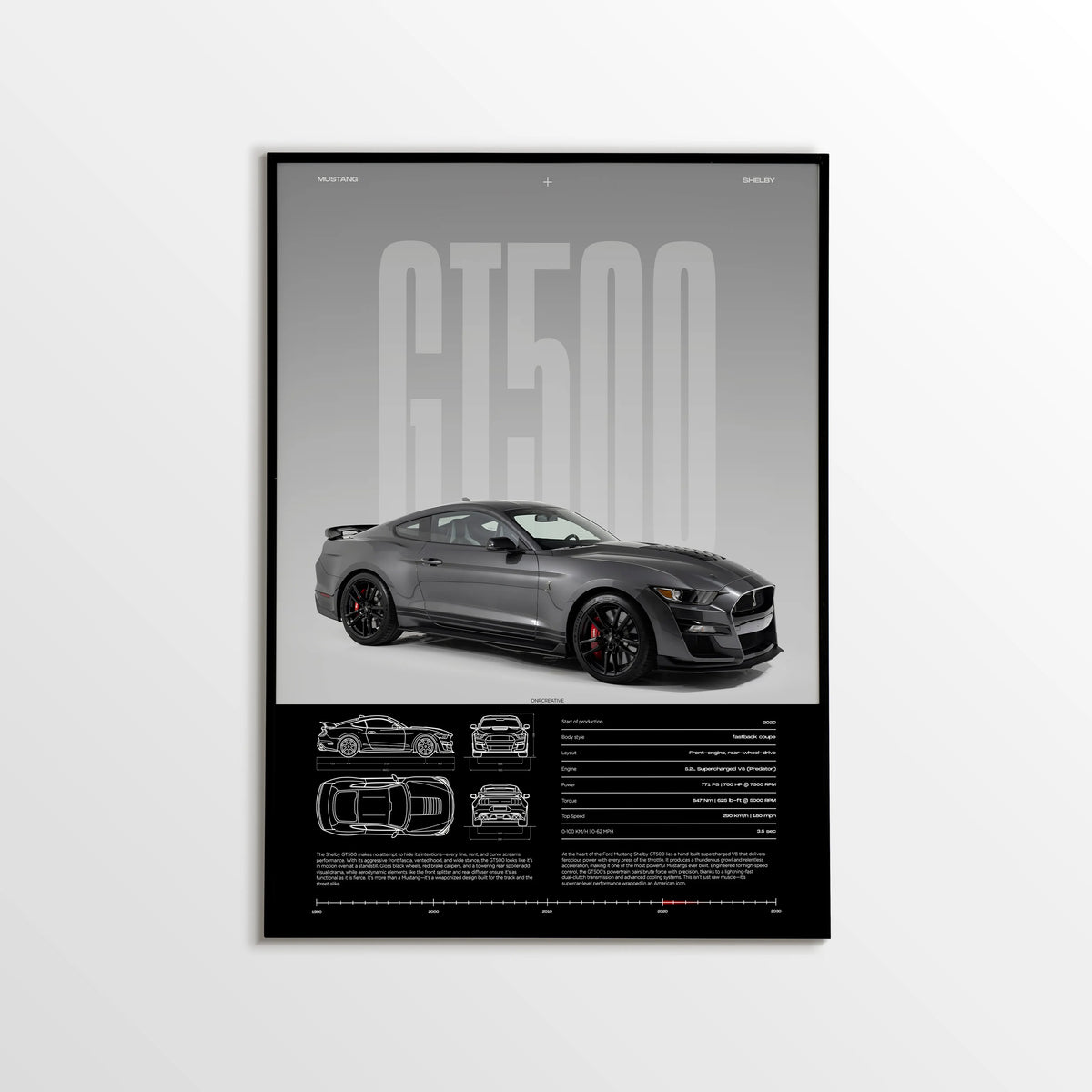 Ford Mustang Shelby GT500 ONRCreative