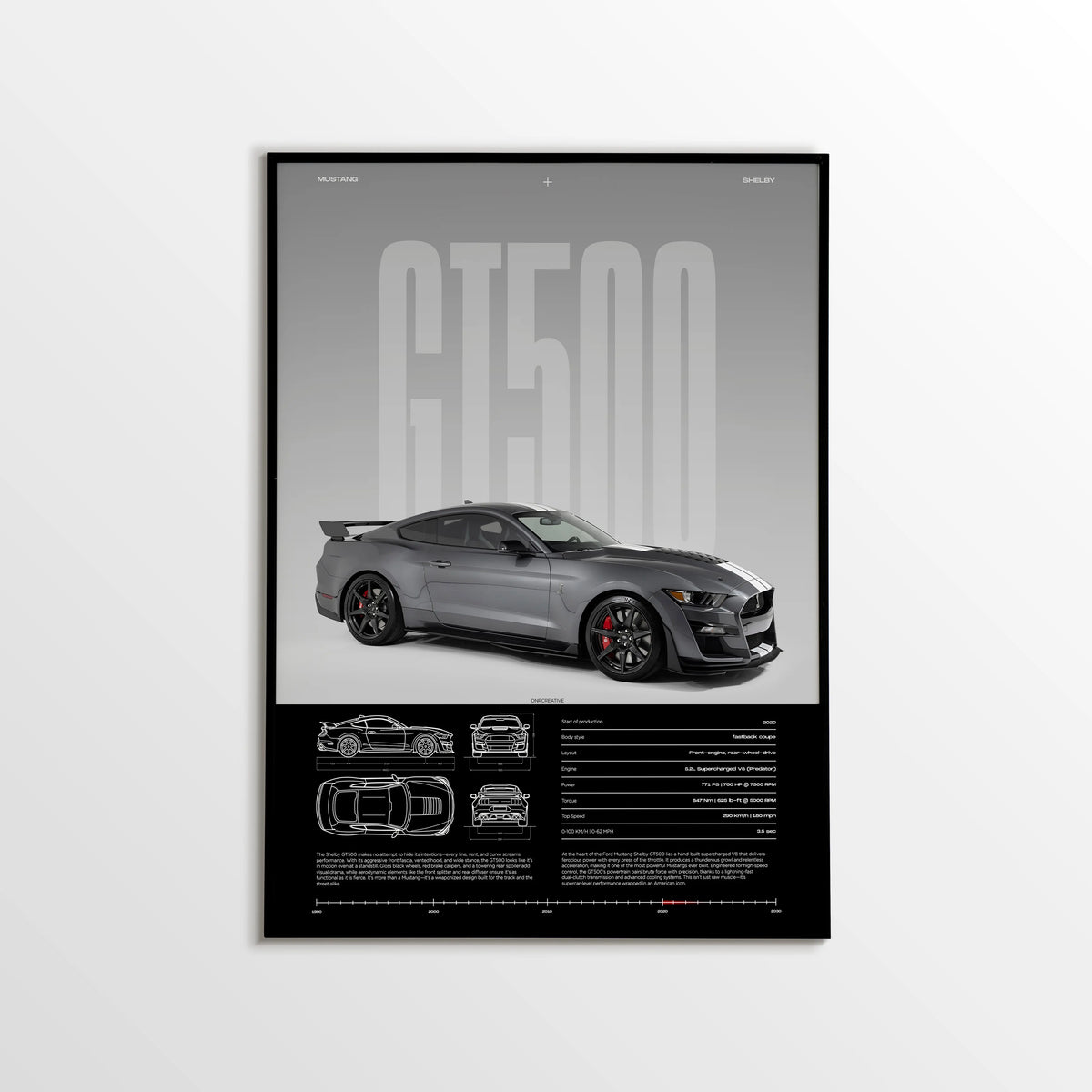 Ford Mustang Shelby GT500 ONRCreative