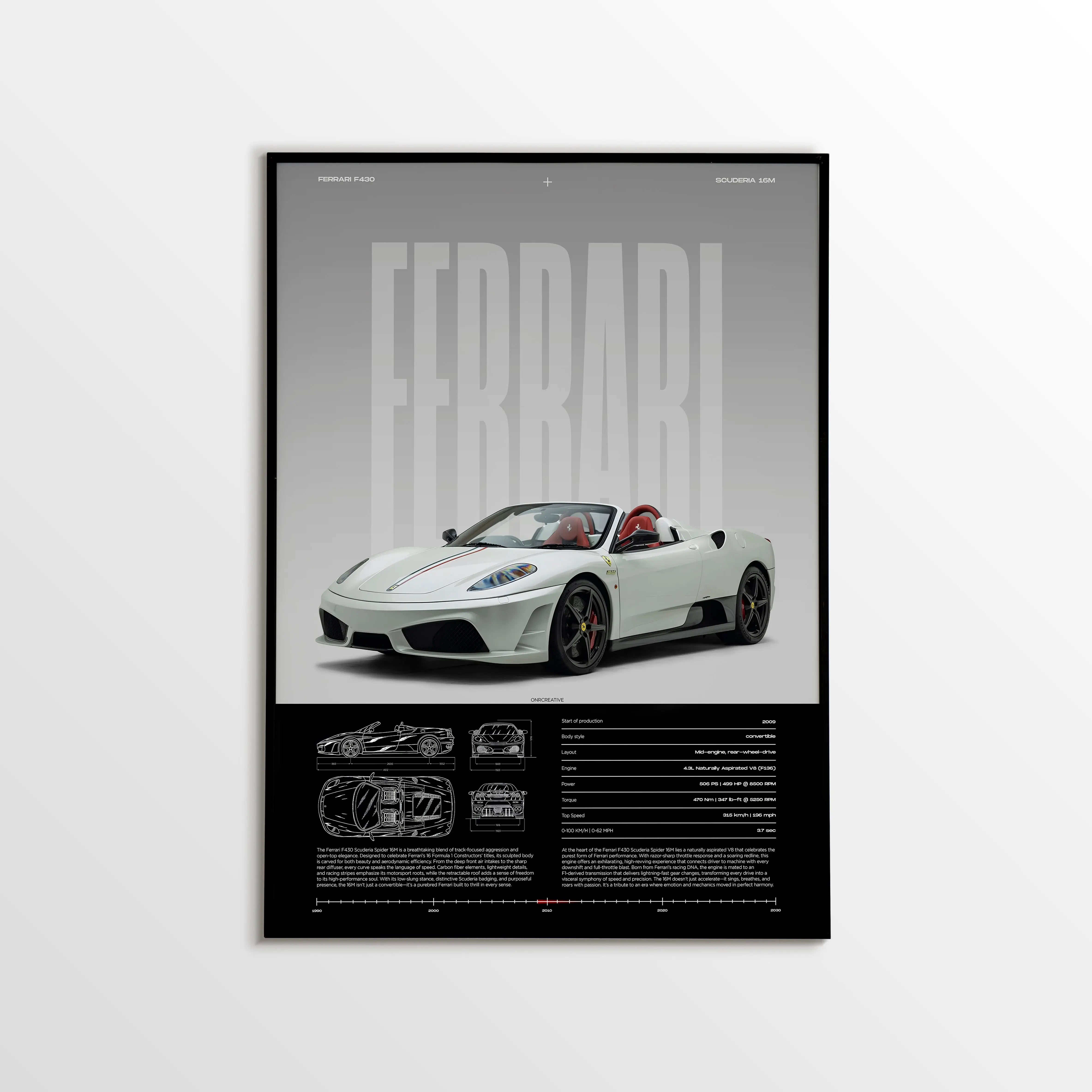 Ferrari F430 Scuderia Spider 16M ONRCreative