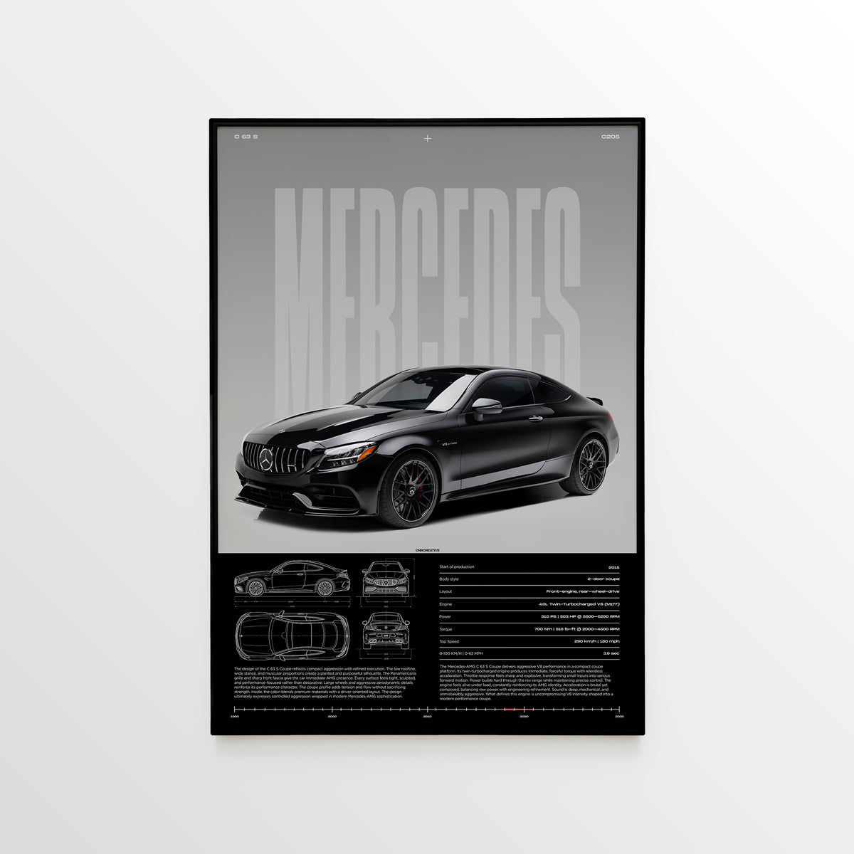 Mercedes-AMG C 63 S (C205) Poster