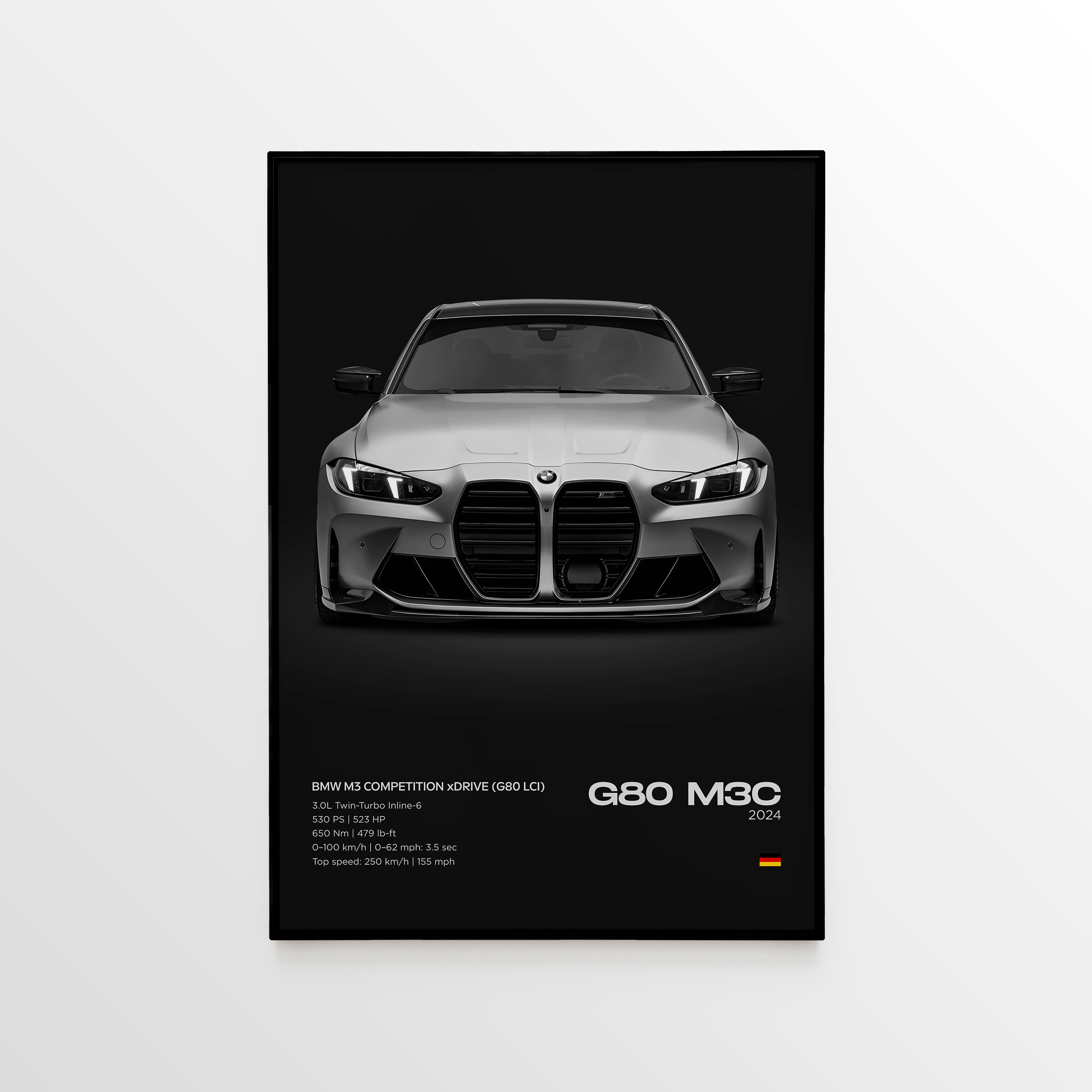 BMW G80 M3 Competition xDrive (G80 LCI) Poster
