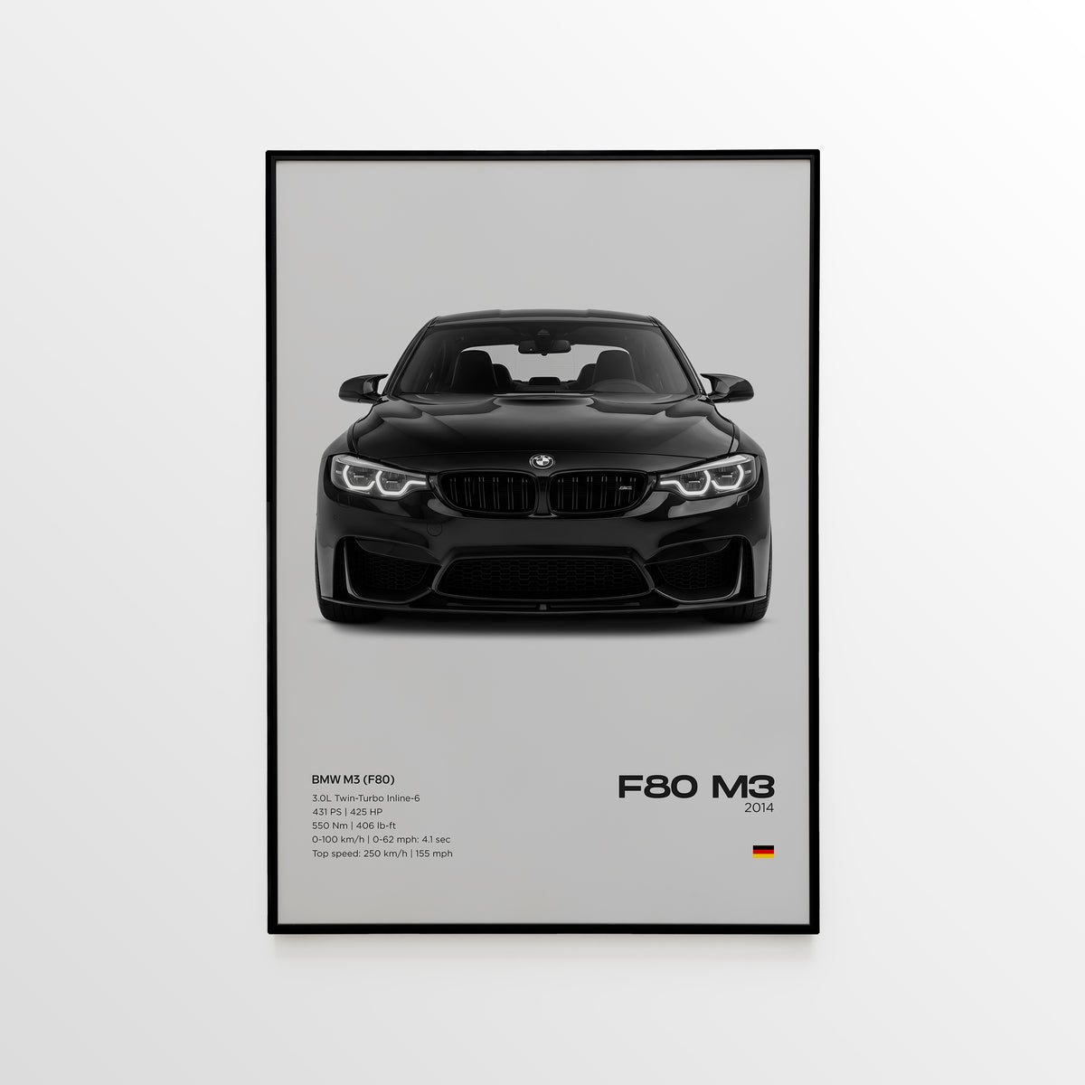 BMW F80 M3 Poster