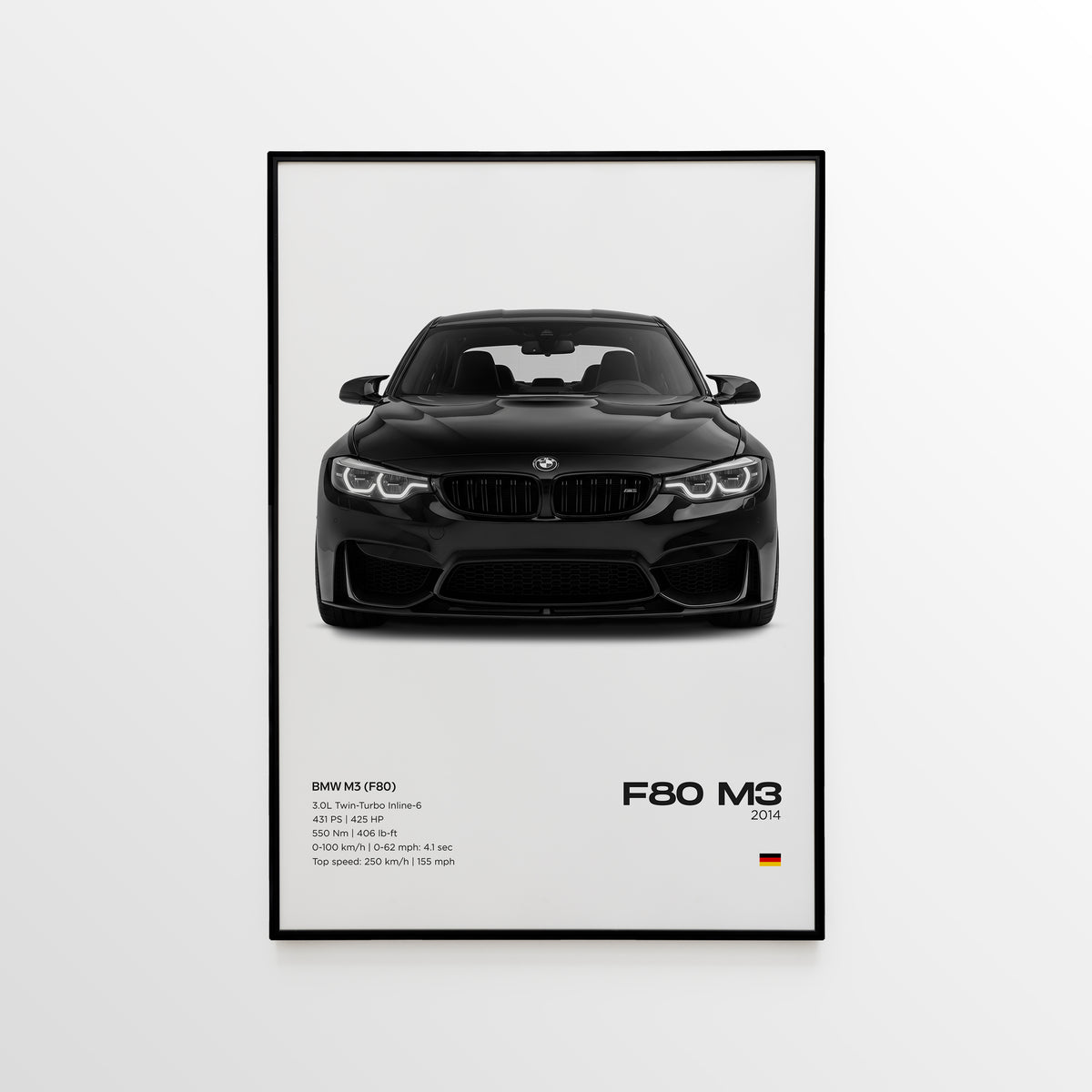 BMW F80 M3 Poster