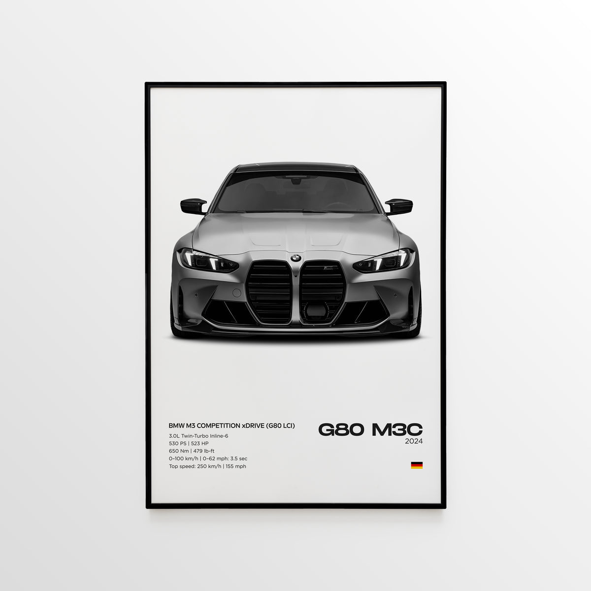 BMW G80 M3 Competition xDrive (G80 LCI) Poster