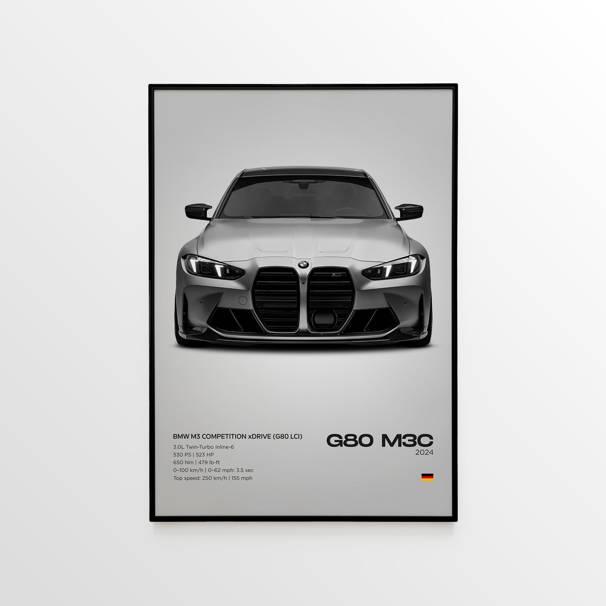 BMW G80 M3 Competition xDrive (G80 LCI) Poster