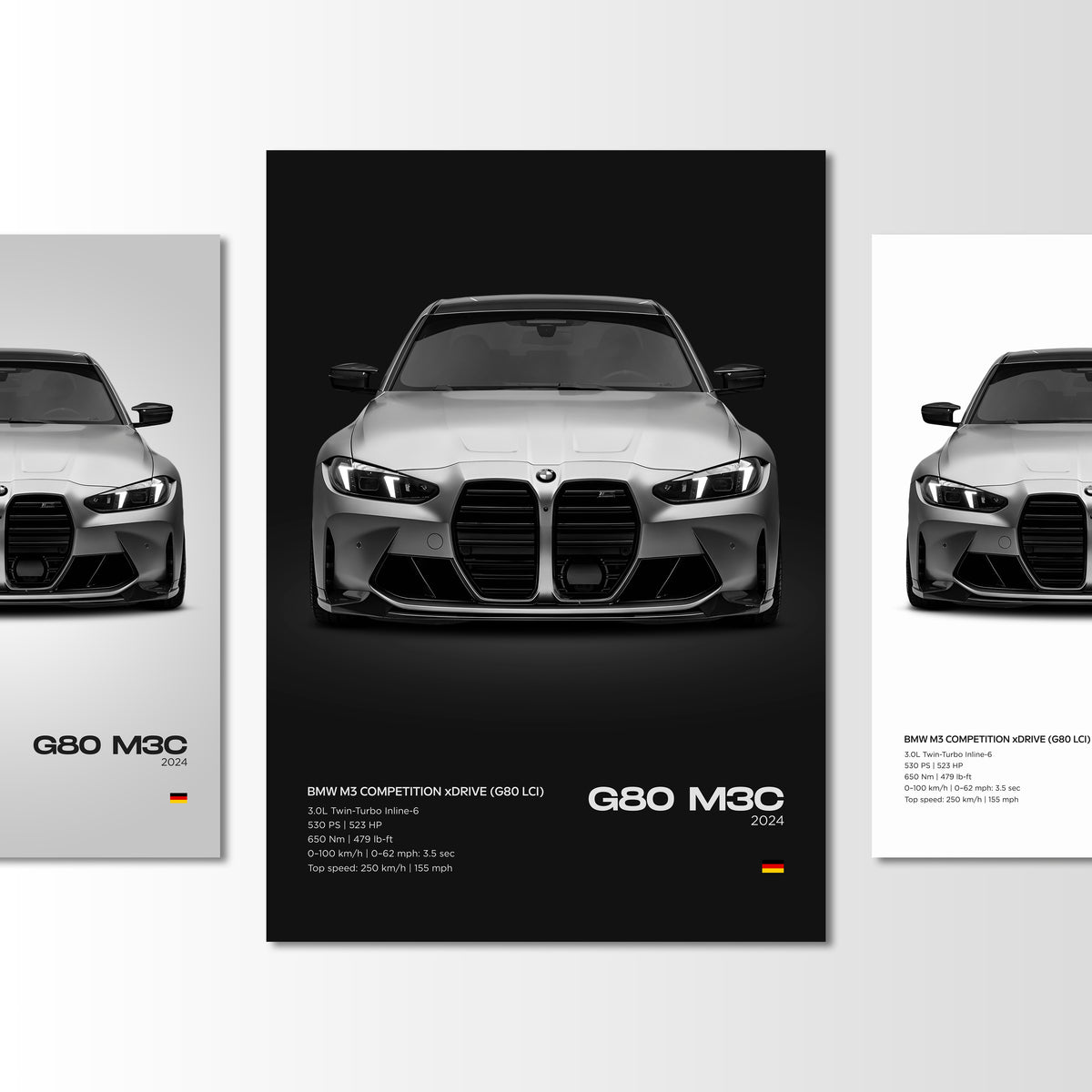 BMW G80 M3 Competition xDrive (G80 LCI) Poster
