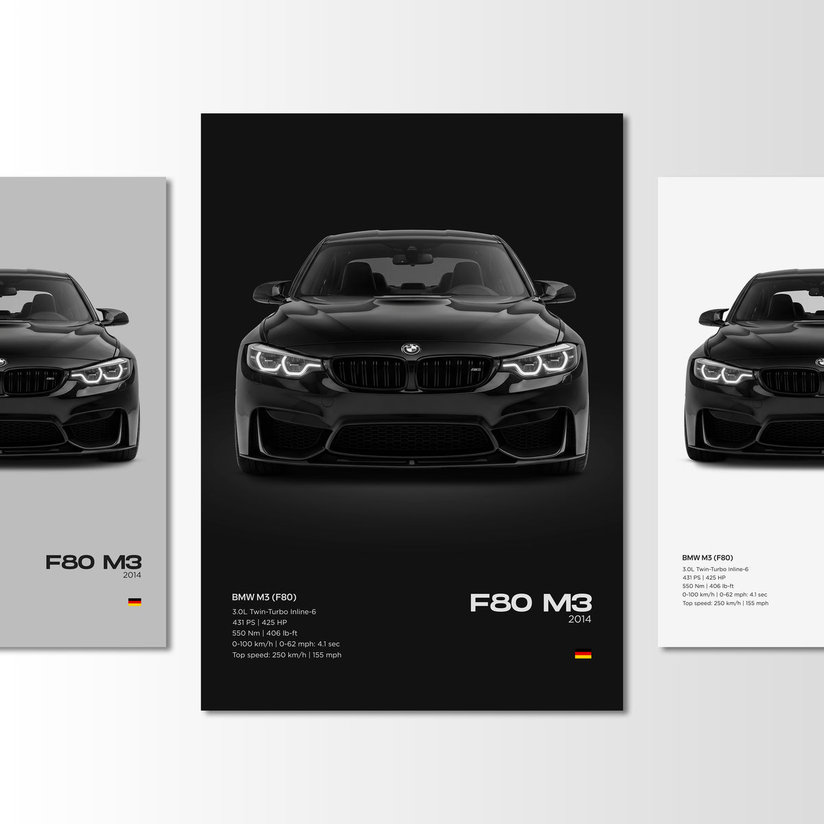 BMW F80 M3 Poster