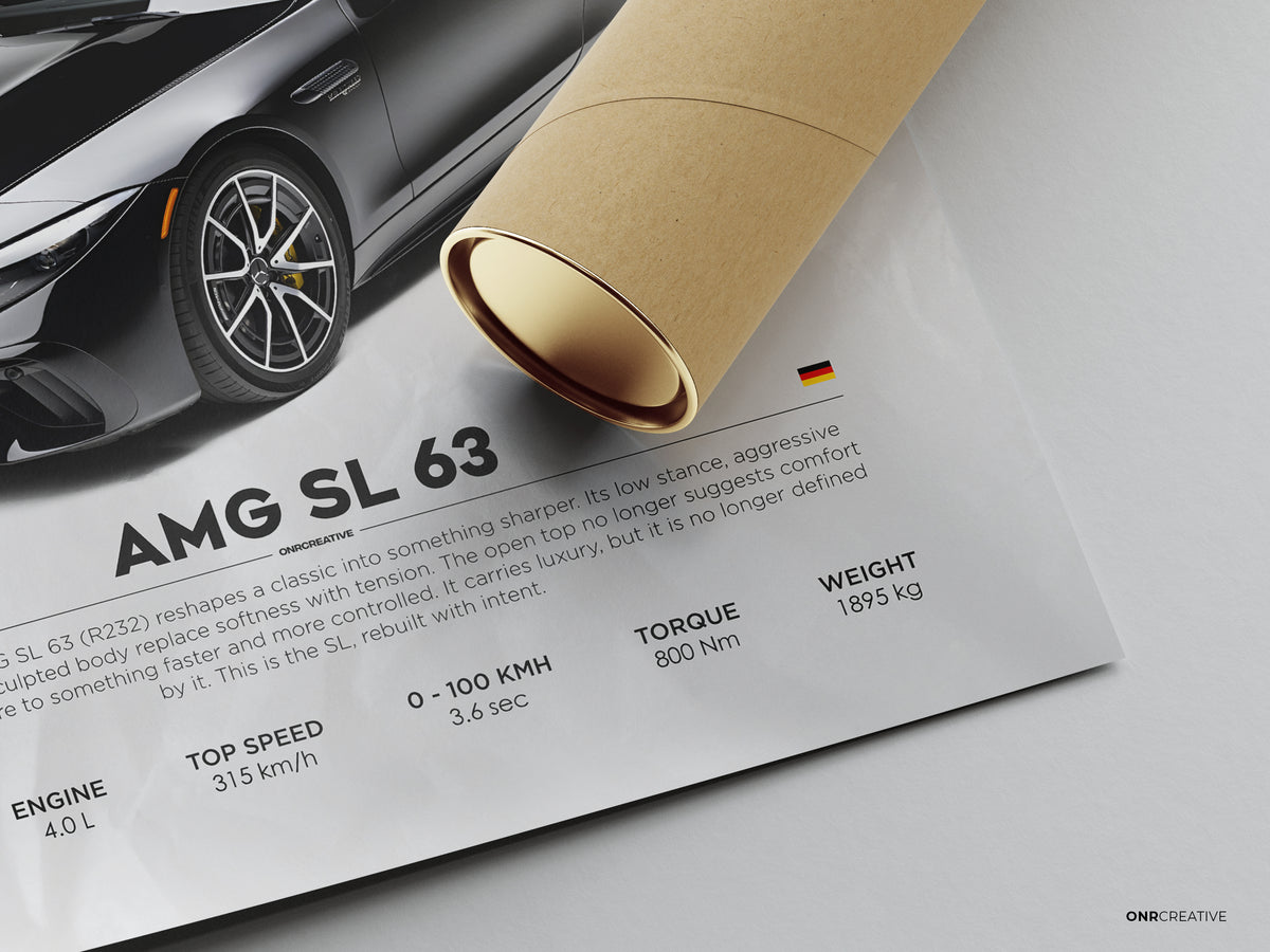 Mercedes-AMG SL 63 (R232) Poster