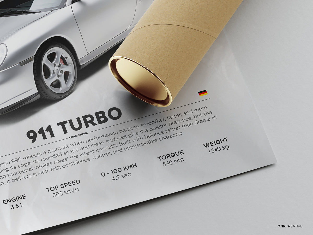 Porsche 911 Turbo (996) Poster