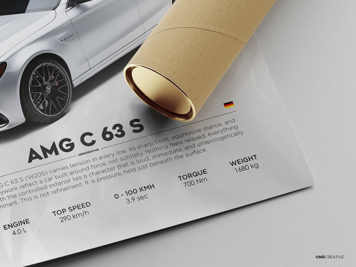 Mercedes-AMG C 63 S (W205) Poster