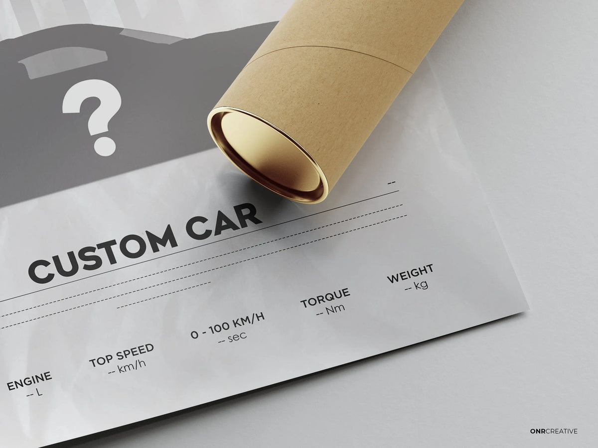 Custom Car Poster
