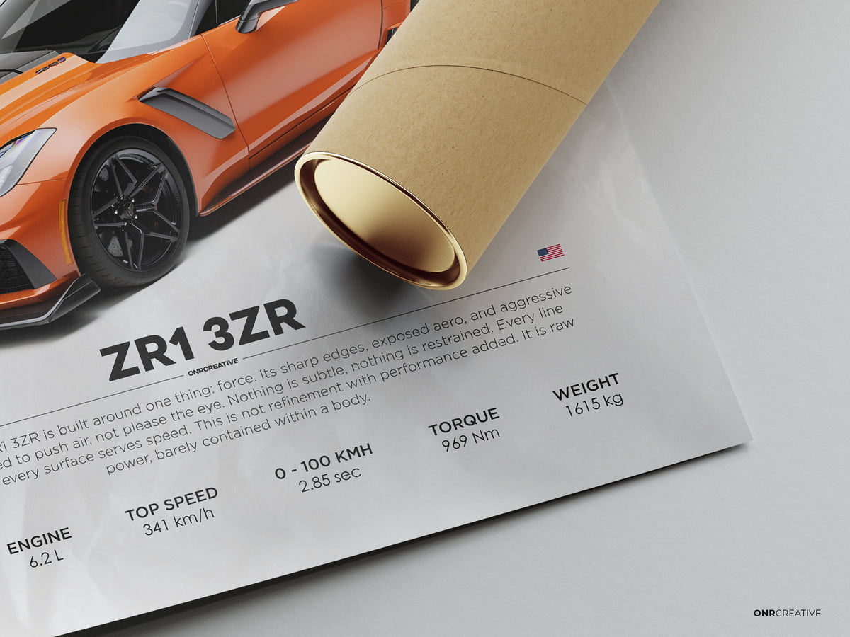 Chevrolet Corvette C7 ZR1 Poster