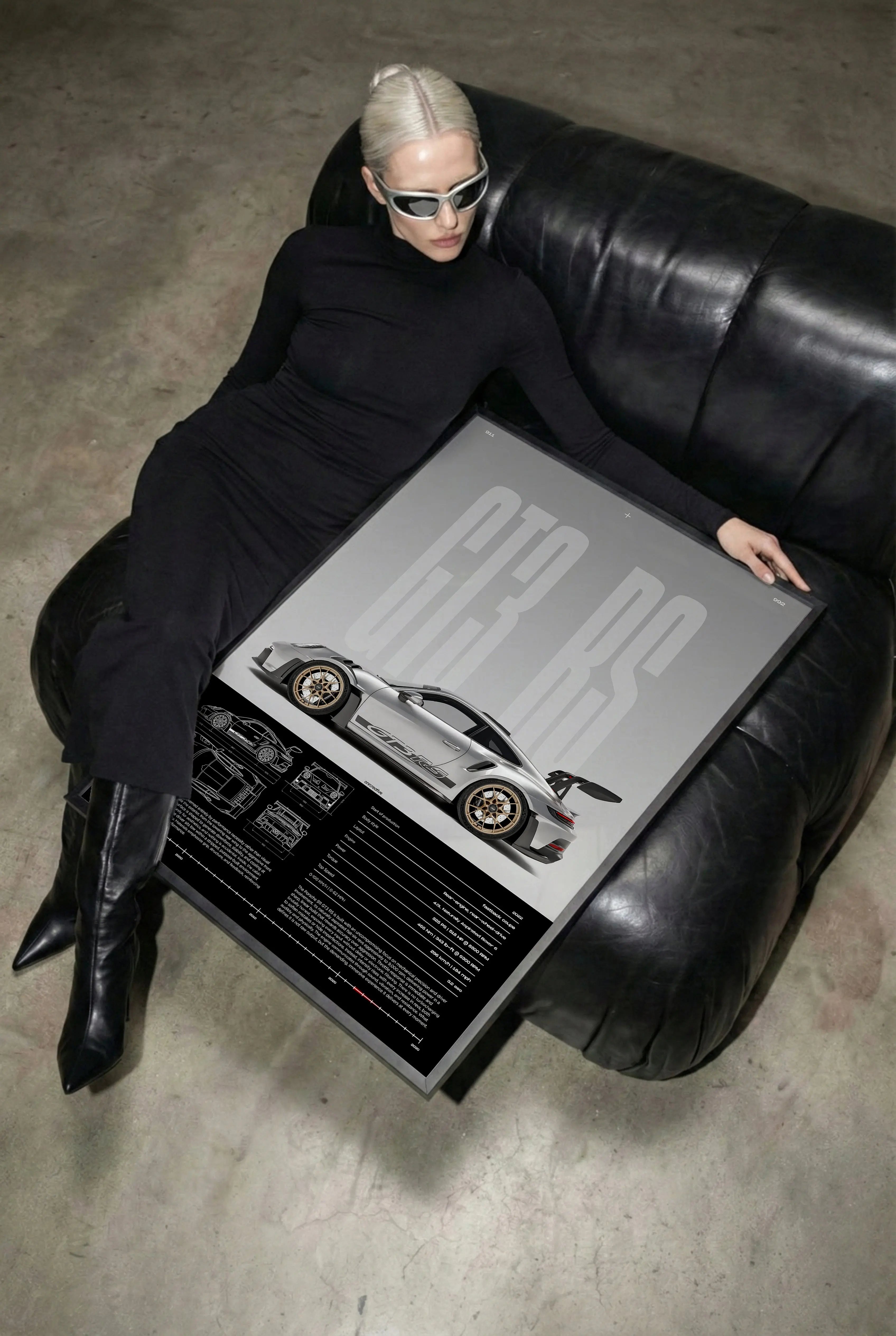 Porsche 911 GT3 RS 992 Car Poster | Premium Supercar Wall Art