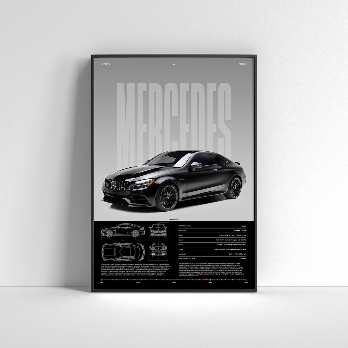 Mercedes-AMG C 63 S (C205) Poster