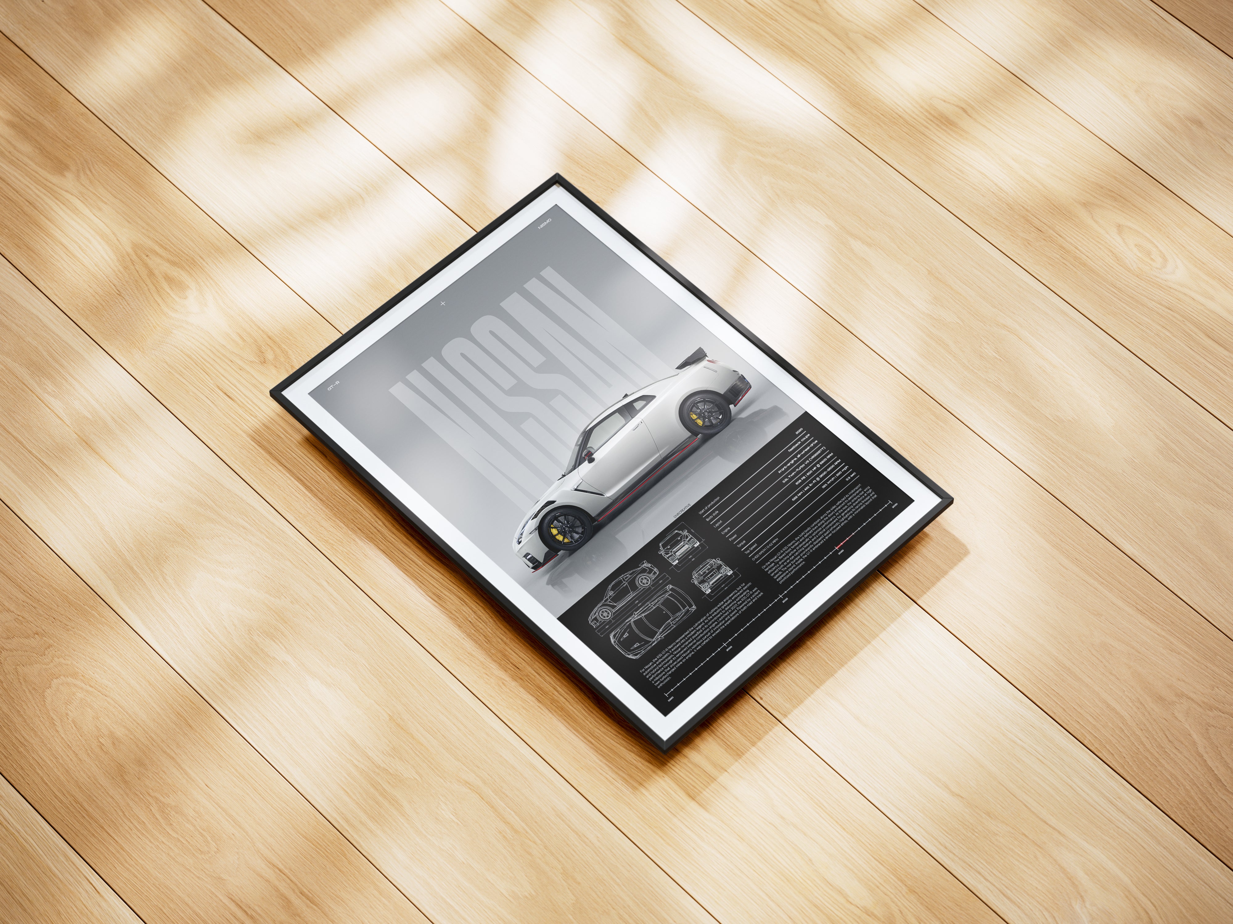 Nissan GT-R R35 Nismo Poster | JDM Godzilla Wall Art | Japanese Supercar Print