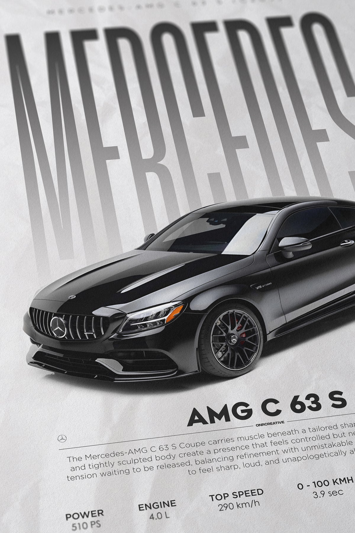 Mercedes-AMG C 63 S (C205) Poster
