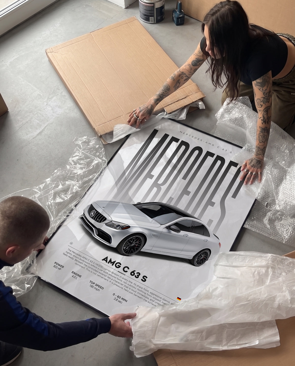Mercedes-AMG C 63 S (W205) Poster