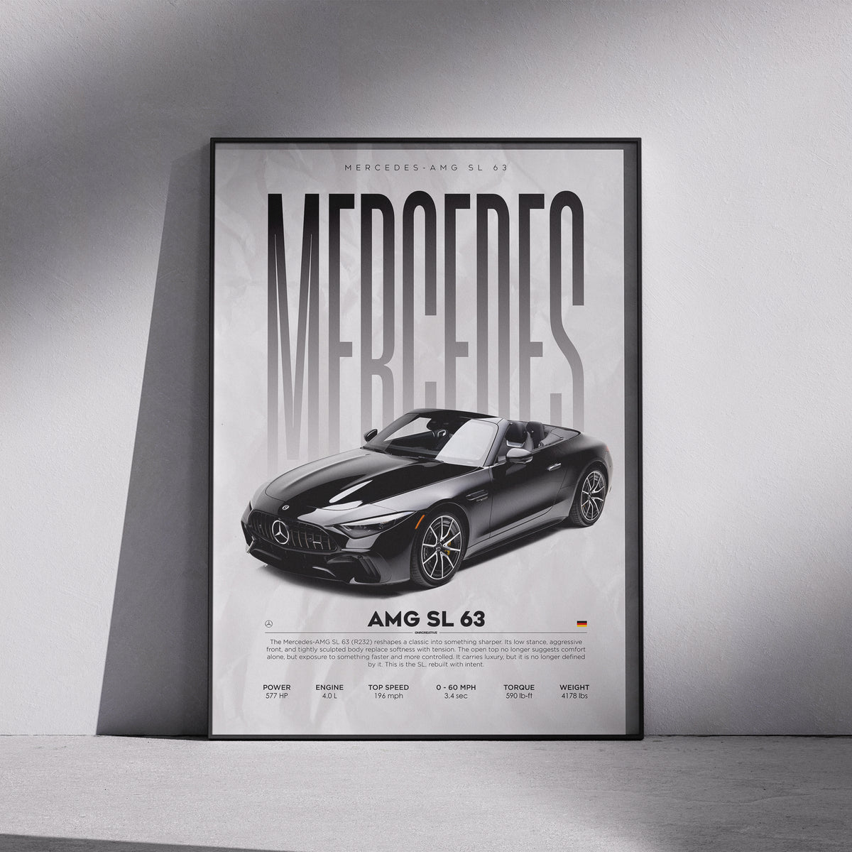 Mercedes-AMG SL 63 (R232) Poster