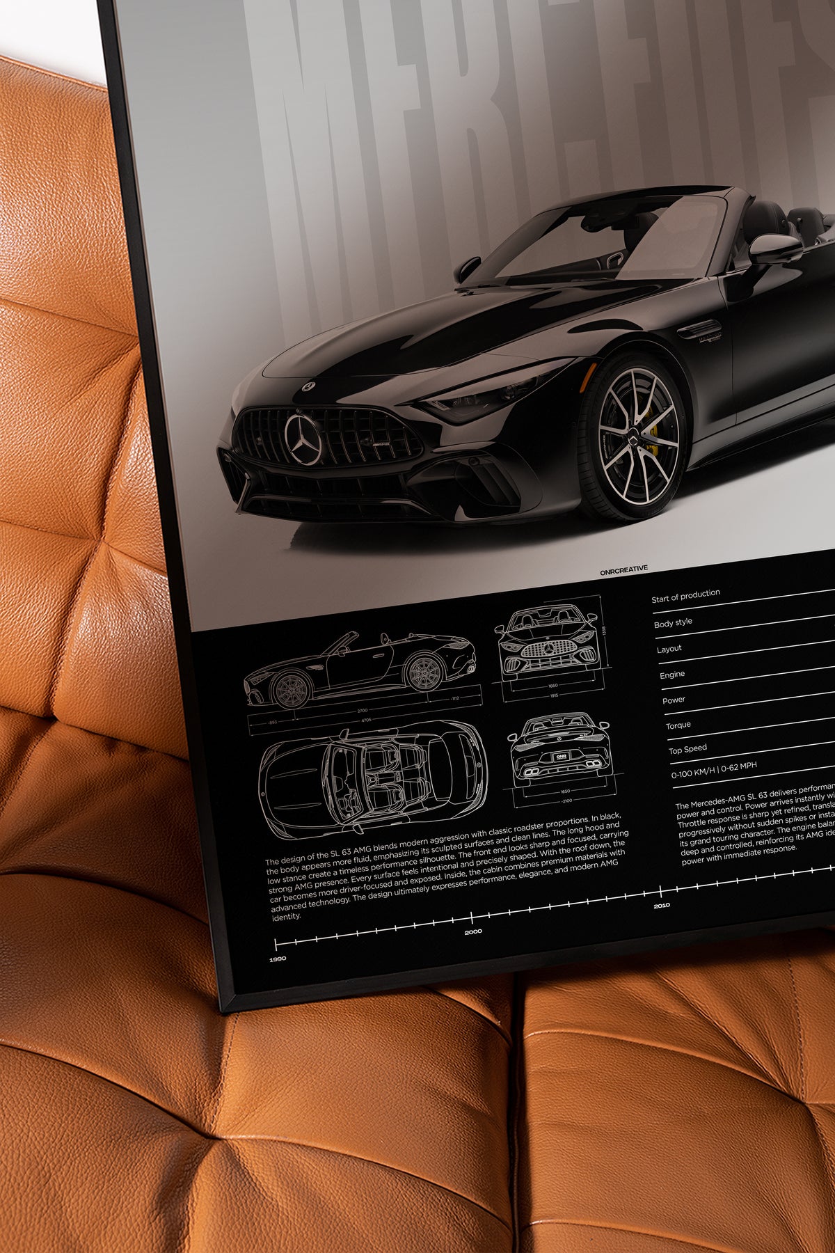 Mercedes-AMG SL 63 (R232) Poster